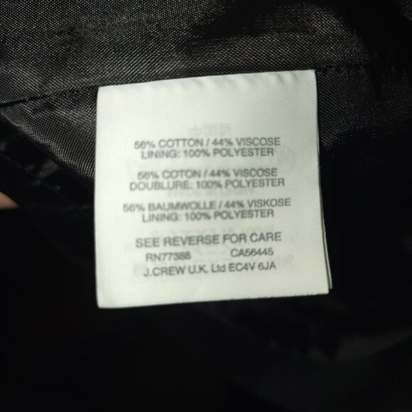 J Crew Womens Black Sleeveless Sheath Dress Size 0 Cross Back‎ Cocktail Classic - Picture 3 of 16